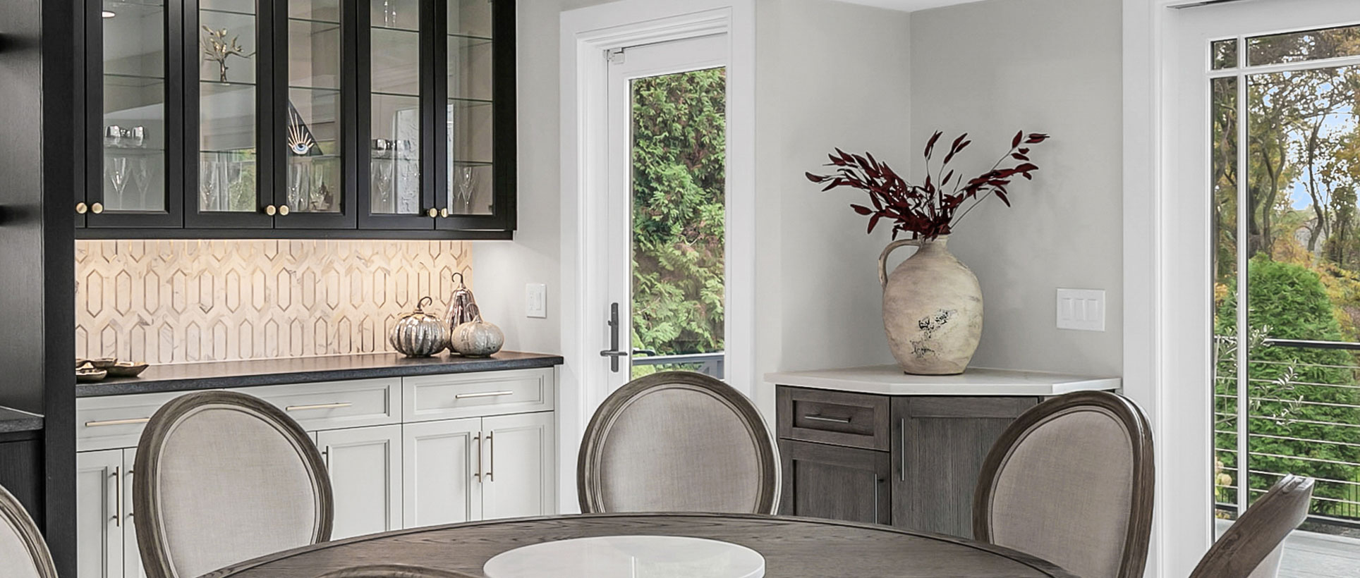 Custom kitchen and dining space, Holmdel NJ