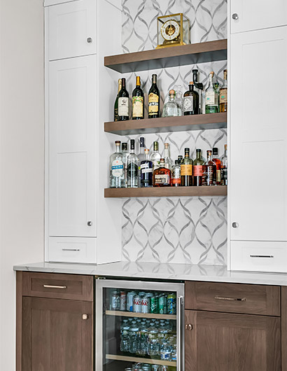 A Spring Lake kitchen built to be seen detail